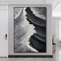 Beach wave abstract 04 wall art minimalism